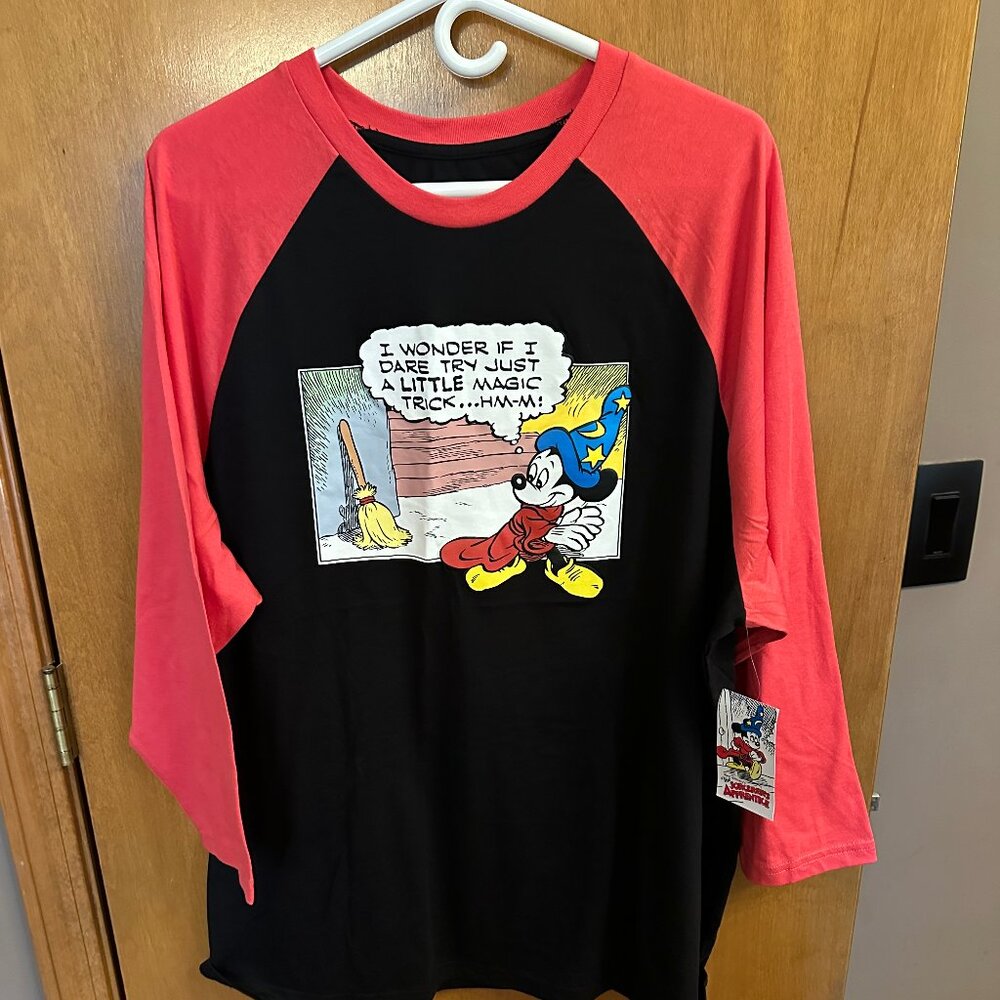 Mickeys of Glendale D23 Expo NWT Sorcerer’s Apprentice Unisex Long Sleeve Shirt